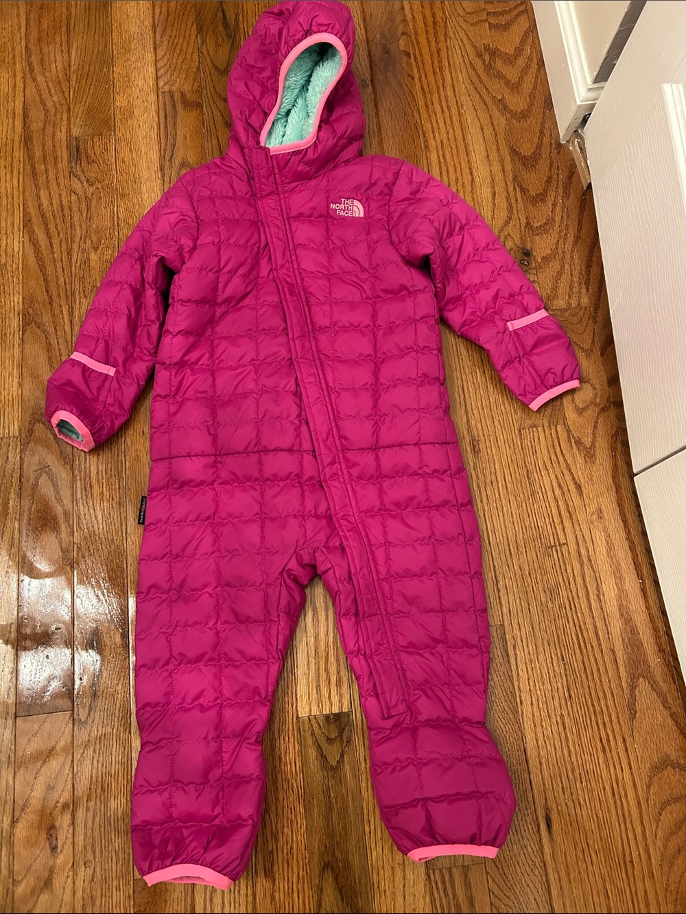The North Face Baby Magenta Thermoball One-Piece-18-24M